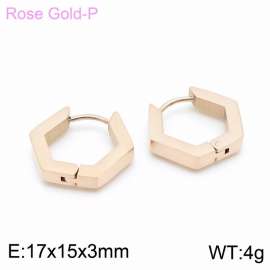 SS Rose Gold-Plating Earring