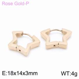 SS Rose Gold-Plating Earring