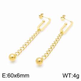 SS Gold-Plating Earring