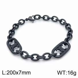 Stainless Steel Black-plating Bracelet