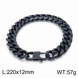 Stainless Steel Black-plating Bracelet