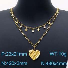 SS Gold-Plating Necklace