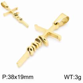 Stainless Steel Cross Pendant