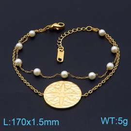 Stainless Steel Gold-plating Bracelet