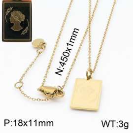 SS Gold-Plating Necklace