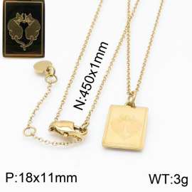 SS Gold-Plating Necklace