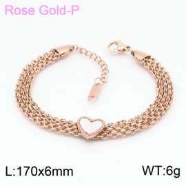 Stainless Steel Rose Gold-plating Bracelet