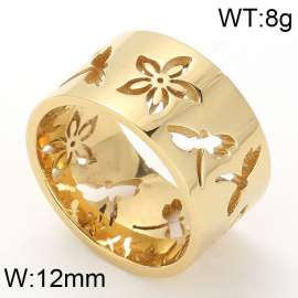 Stainless Steel Gold-plating Ring
