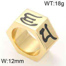 Stainless Steel Gold-plating Ring