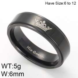 Stainless Steel Black-plating Ring