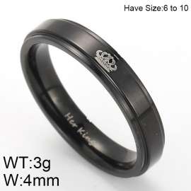 Stainless Steel Black-plating Ring