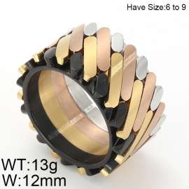 Stainless Steel Gold-plating Ring