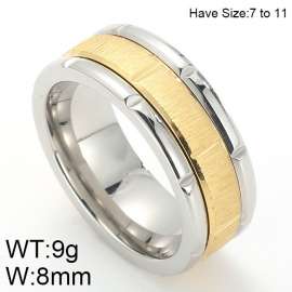 Stainless Steel Gold-plating Ring