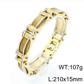 Stainless Steel Gold-plating Bracelet