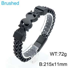 Stainless Steel Black-plating Bracelet