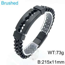 Stainless Steel Black-plating Bracelet