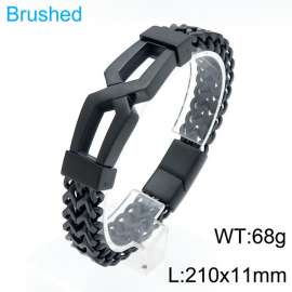 Stainless Steel Black-plating Bracelet