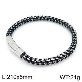 Stainless Steel Black-plating Bracelet