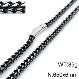 Stainless Steel Black-plating Necklace