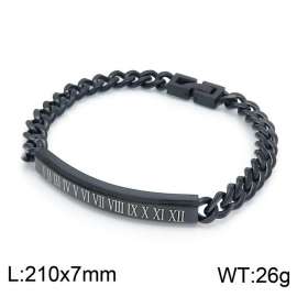 Stainless Steel Black-plating Bracelet