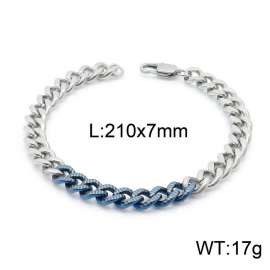 Stainless Steel Blue-plating Bracelet