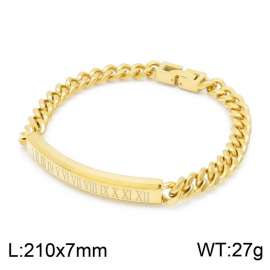 Stainless Steel Gold-plating Bracelet