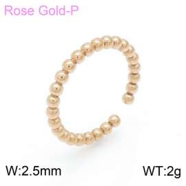 Stainless Steel Rose Gold-plating Ring