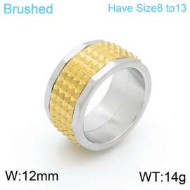 Stainless Steel Gold-plating Ring