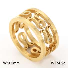 Stainless Steel Gold-plating Ring