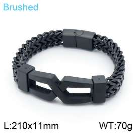 Stainless Steel Black-plating Bracelet