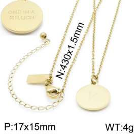 SS Gold-Plating Necklace