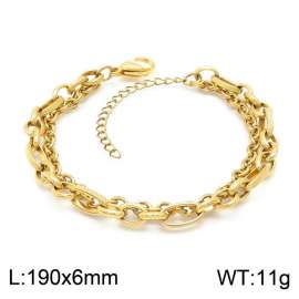 Stainless Steel Gold-plating Bracelet