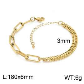 Stainless Steel Gold-plating Bracelet