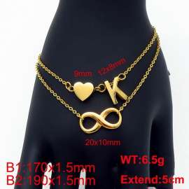 Stainless Steel Gold-plating Bracelet