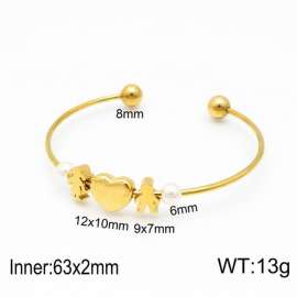 Stainless Steel Gold-plating Bangle