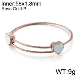 Stainless Steel Wire Bangle