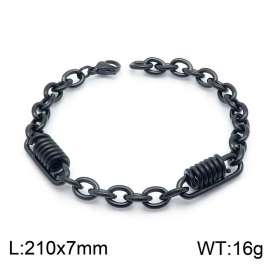 Stainless Steel Black-plating Bracelet