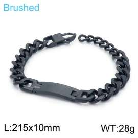 Stainless Steel Black-plating Bracelet