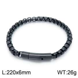 Stainless Steel Black-plating Bracelet