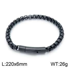 Stainless Steel Black-plating Bracelet