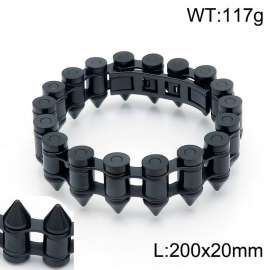 Stainless Steel Black-plating Bracelet