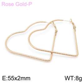 SS Rose Gold-Plating Earring