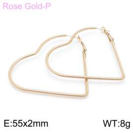 SS Rose Gold-Plating Earring