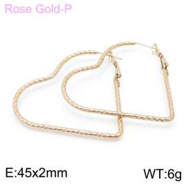 SS Rose Gold-Plating Earring