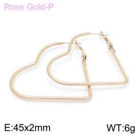 SS Rose Gold-Plating Earring