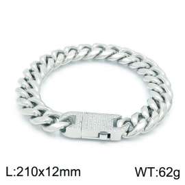 Stainless Steel Stone Bracelet