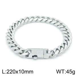 Stainless Steel Stone Bracelet