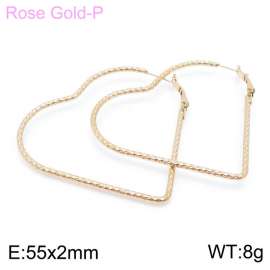 SS Rose Gold-Plating Earring