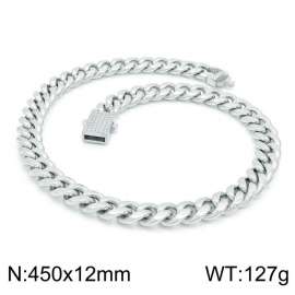 Stainless Steel Stone Necklace