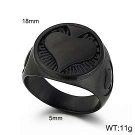 Stainless Steel Black-plating Ring